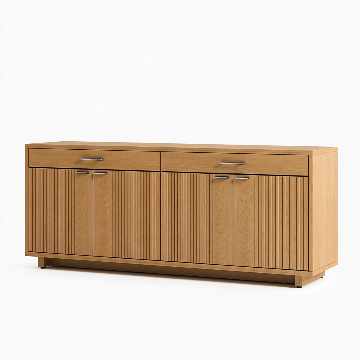 Credenza 180 x 45 x 90 cm in legno marrone - mobile contenitore moderno a 4 ante