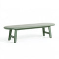 Panca 120 x 35 x 45 cm in legno verde salvia - design moderno per ingresso e soggiorno